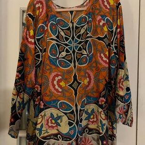 Colorful Floral Women's Top